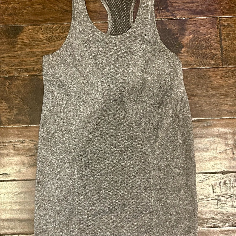ZYIA copper Charged Gray Tank Top